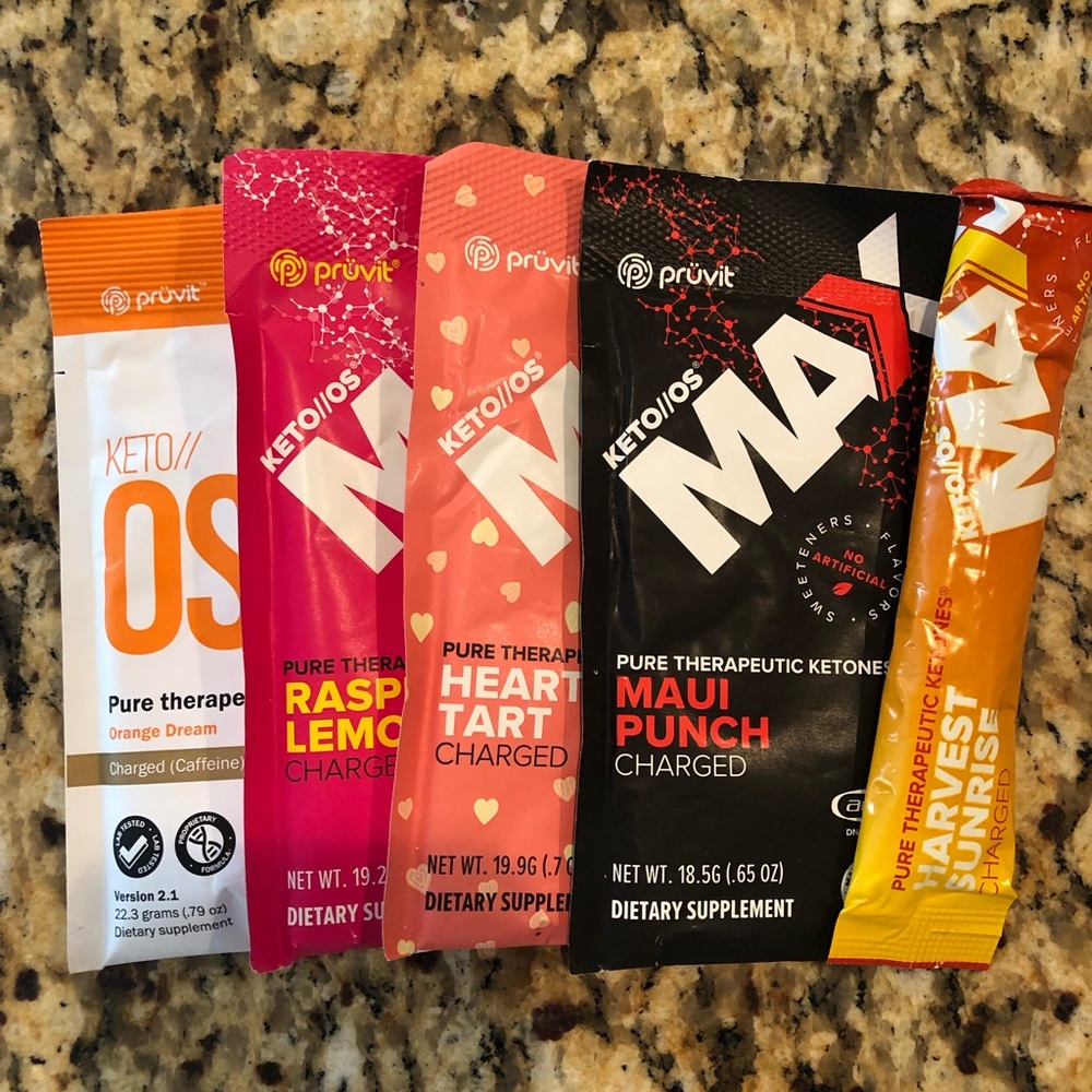 Pruvit mixed Trial 5 packs Ketones
